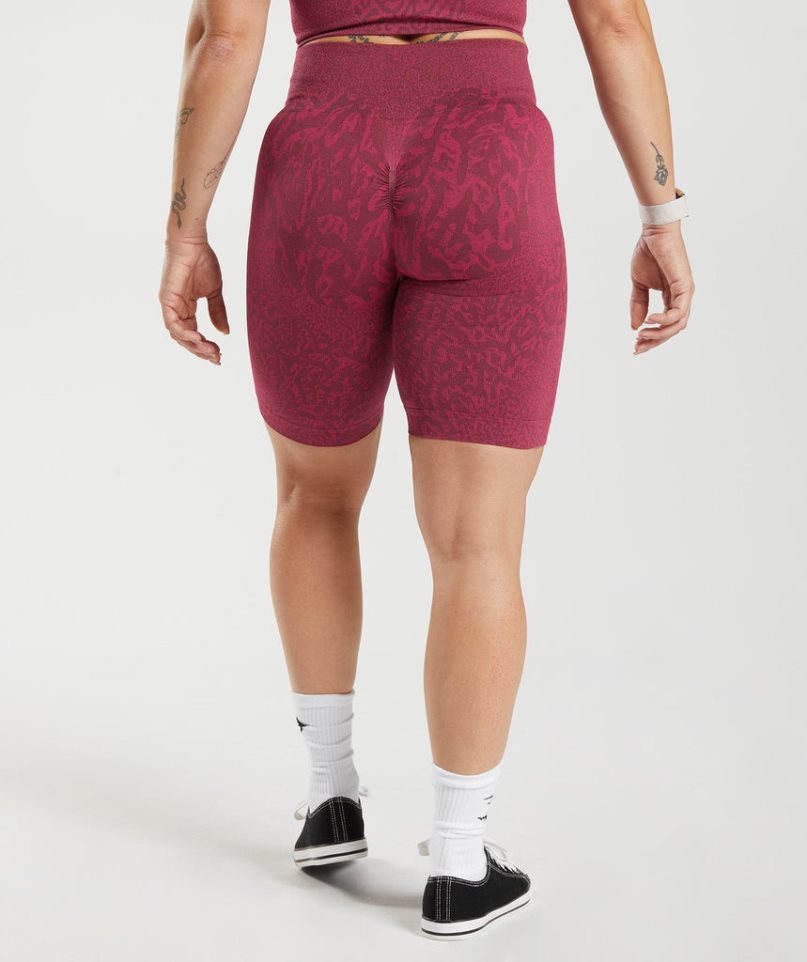 Szorty Gymshark Adapt Animal Seamless Cycling Damskie Fuksja | PL 871HNX